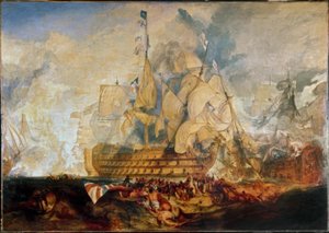La battaglia di Trafalgar da Joseph Mallord William Turner