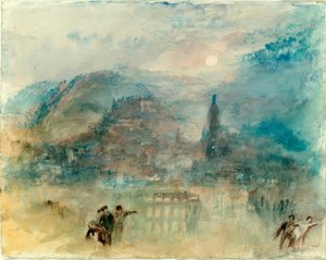 Heidelberg, chiaro di luna da Joseph Mallord William Turner