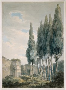 Nei giardini Ludovisi, Roma da Joseph Mallord William Turner