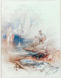 Sgombri sulla spiaggia da Joseph Mallord William Turner