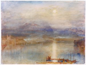 Chiaro di luna sul Lago dei Quattro Cantoni