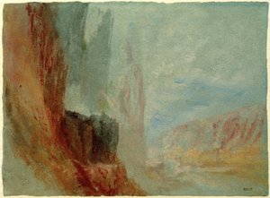 Rocce sulla Mosa da Joseph Mallord William Turner
