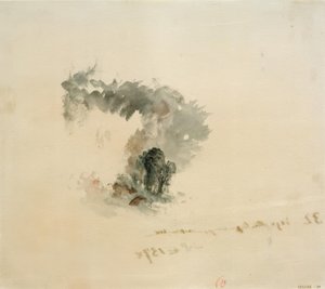 Mare, alberi, figure (?, per le opere poetiche di Campbell, 1837)