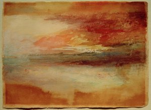 Tramonto sulla costa vicino a Margate (?) da Joseph Mallord William Turner