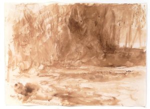 Studio sul fiume Washburn, Yorkshire da Joseph Mallord William Turner