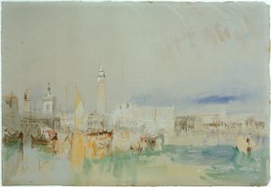 La Dogana, Campanile di San Marco e il Palazzo Ducale da Joseph Mallord William Turner