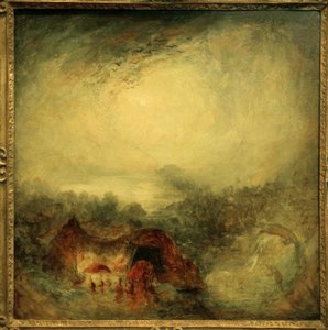 La sera del diluvio da Joseph Mallord William Turner