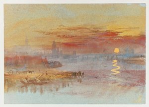 Il tramonto scarlatto da Joseph Mallord William Turner