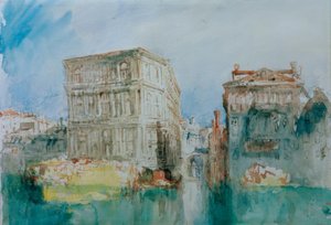 Venezia: La Casa Grimani e Rio San Luca sul Canal Grande da Joseph Mallord William Turner