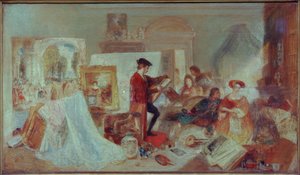 Studio di Watteau secondo le regole di Fresnoy da Joseph Mallord William Turner