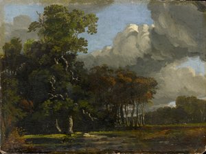 Paesaggio boschivo, c. 1816-1820