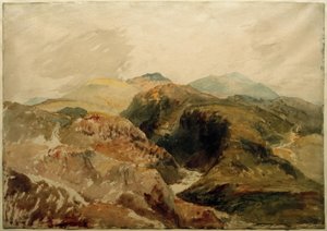 Yr Aran e Y Wyddfa dalle pendici di Moel Hebog