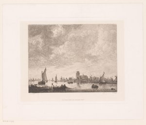 Veduta della Merwede davanti a Dordrecht da William Unger