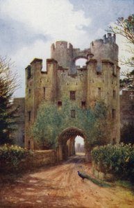 Castello di Warwick: Ponte levatoio e saracinesca da William W. Quatremain