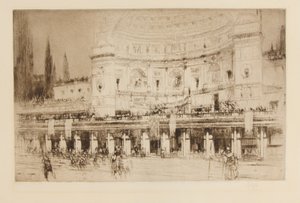 Lo stadio di Domiziano, Palatino da William Walcot