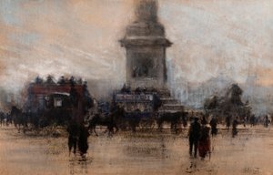Piazza Trafalgar da William Walcot