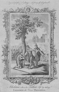 Athelstan salva la vita di suo padre catturando Leofrid il Danese, 1773 da William Walker