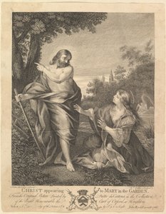 Cristo appare a Maria nel giardino da William Walker