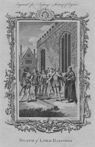 Morte di Lord Hastings, 1773 da William Walker