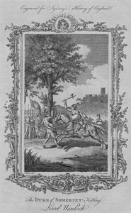 Il duca di Somerset uccide Lord Wenlock, 1773 da William Walker