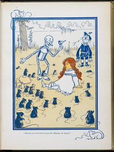 "Permettetemi di presentarvi sua maestà, la Regina." da William Wallace Denslow