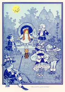 "Devi essere una grande strega." da "Il meraviglioso mago di Oz" di L. Frank Baum