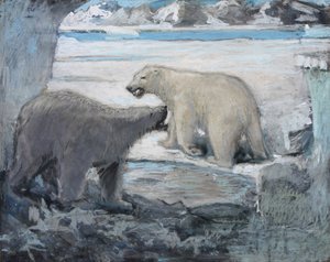 Il corteggiamento degli orsi, Groenlandia da William Walls