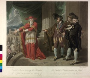 Cardinale Ximenes risponde ai grandi di Spagna da William Ward