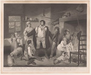 La famiglia accoglie il padre a casa dopo una tempesta da William Ward