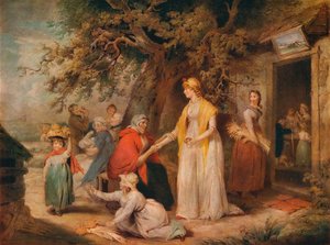 Fuori da una locanda di campagna, XVIII secolo da William Ward