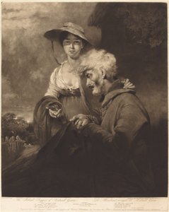 Il mendicante cieco di Bednall Green da William Ward after William Owen