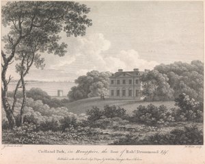 Cadland Park, in Hampshire, la Residenza di Robert Drummond, Esquire (pubblicato da W. Watts)