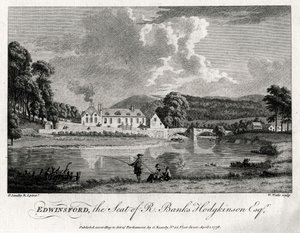 Edwinsford, la residenza di R Banks Hodgkinson Esq, Carmarthenshire da William Watts