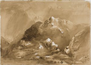 Montagne nebbiose