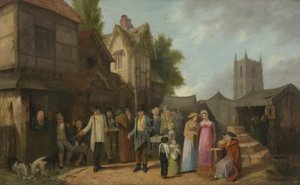 Scena fuori da una locanda, forse a Long Ashton, Bristol, c.1824
