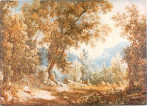 Paesaggio con figure, circa 1807-1820