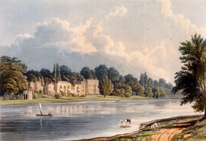 Villa del Papa a Twickenham, 1828 da William Westall