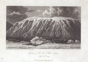 Situazione di H.M.S Hecla e Griper da William Westall