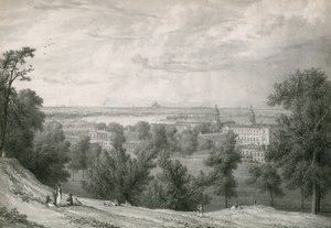 Vista di Greenwich, Londra da William Westall