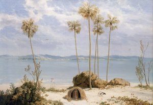 Veduta del gruppo di isole Edward Pellew, nel Golfo di Carpenteria (Australia), Territori del Nord, dicembre 1802, durante la spedizione di Matthew Flinders (1774-1814) sull