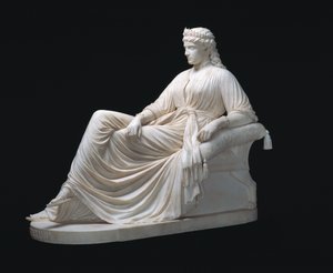 Semiramide, progettato nel 1872, scolpito nel 1873 da William Wetmore Story