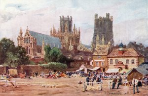 Ely, la piazza del mercato