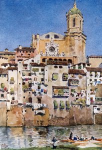 Gerona, la Cattedrale da William Wiehe Collins