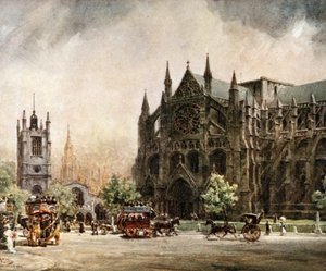 Londra, Abbazia di Westminster. Il Transetto Nord da William Wiehe Collins