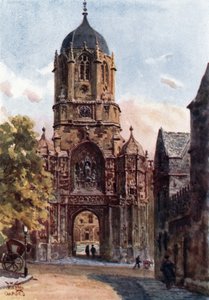 Oxford, il cancello di Christchurch da William Wiehe Collins