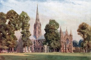 Salisbury, la Cattedrale da William Wiehe Collins