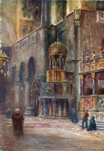 Venezia, interno di San Marco da William Wiehe Collins