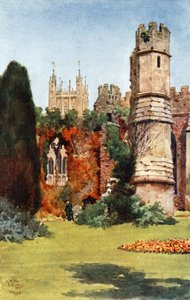 Wells, le rovine della Sala dei Banchetti da William Wiehe Collins