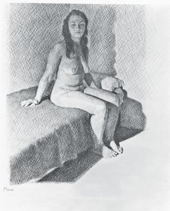 Nudo seduto