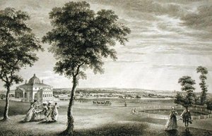 Foots-Cray Place nel Kent, la residenza di Bourchier Cleeve Esq. da William Woollett